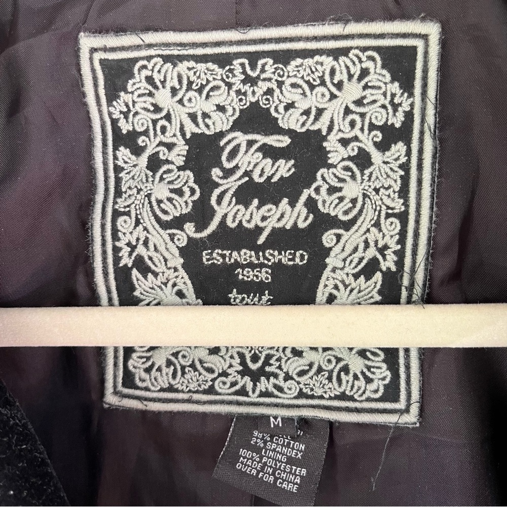 FOR JOSEPH Velvet Jacket - Picture 5 of 8